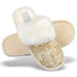 Faux Fur Mule Slipper - Black
